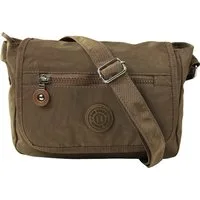 BAG STREET Umhängetasche Bag Street Nylon Umhängetasche braun Damen (Umhängetasche), Damen, Jugend Umhängetasche Nylon, braun ca. 22cm x ca. 15cm