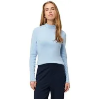 Zero Kurzarmshirt Damen mit Stehkragen (1-tlg) Plain/ohne Details