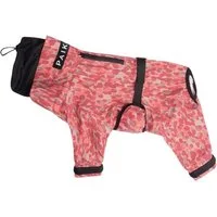 PAIKKA Hunderegenmantel Hunde Regen Overall "Rain Suit" red