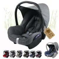 BambiniWelt by Rafael K. Babyschale Ersatzbezug kompatibel mit Maxi Cosi Cabrio Fix Babyschale 6-tlg, ab: 0+, bis: 14 Monate