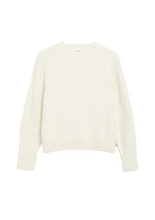 s.Oliver - Strickpullover creme - Gr. - 42