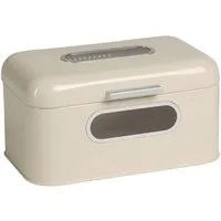 ECHTWERK Brotkasten Retro, Metall, (1-tlg), Brotaufbewahrung, Brotbox mit zwei praktischen Sichtfenstern, small