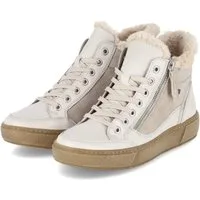 Remonte Remonte D2T72-80 Damen Leder und Synthetik beige Winterstiefel