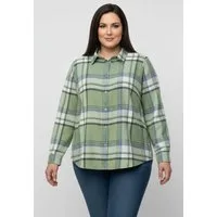 Witt Klassische Bluse Karo-Bluse Langarm