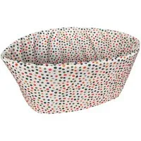 Aumüller Tierfahrradkorb hohe Polstereinlage CONFETTI für Fahrradkorb-Modelle 11/810/*** und...