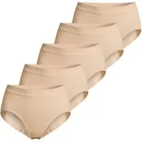 ESGE - Die Wäsche-Macher Hüftslip 5er-Pack Basic - Feinripp (Spar-Set, 5-St) Hüftslip - Baumwolle