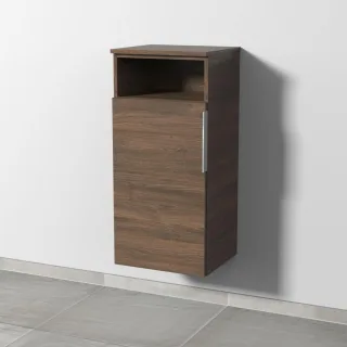 Sanipa 3way Mittelschrank mit 1 Tür und 1 offenem Fach, Eiche-Arizona, UM13480 UM13480