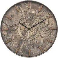 Atmosphera Créateur d'intérieur Wanduhr Wanduhr mit Uhrwerk-Illustration auf dem Zifferblatt, Ø 50 cm