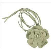 MIRROSI Taillengürtel Blume aus Echtleder zu binden, Einheitsgröße, Made in Italy Einheitsgröße (Geeignet für einen Hüftumfang bis zum ca.150 cm)