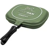 Delphin.sk Grillpfanne Delphin ProfiPan Outdoor Pfanne Grün Aluminium Camping Bratpfanne 28cm, Aluminium