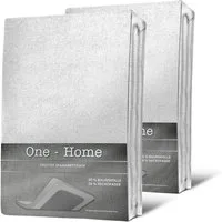 One Home Spannbettlaken Winter, Frottee, Gummizug: rundum, (2 Stück), Double Pack, flauschig warm weich