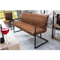riess-ambiente Sitzbank LOFT 160cm vintage braun, mit Microfaser-Bezug