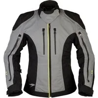 Modeka Motorradjacke Modeka Takuya Lady Textiljacke Damen grau / schwarz motorradjacke für damen