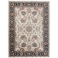 Mazovia Orientteppich Oriente Teppich - Traditioneller Teppich Orient Grau Beige, 80 x 150 cm, Geeignet für Fußbodenheizung, Pflegeleicht, Wohnzimmerteppich