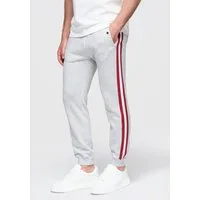 OMBRE Sweathose Sweatpants mit Paspeln und gerippten Beinen