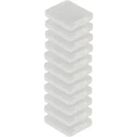 Poppstar Aufbewahrungsbox Compact Flash Speicherkarten Schutzbox (10 St), transparente Aufbewahrungsbox für den Transport