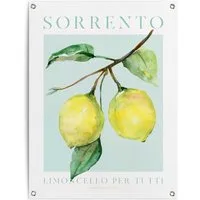 Reinders! Poster Lemon Portrait, Garten - Obst - Sorrento - Italien - Gelb - Leinwand - 60x80 cm