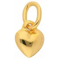 Adelia´s Kettenanhänger Damen 333 Gold Anhänger Herz, Goldschmuck für Damen