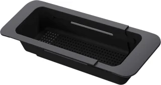 Neuesbad EXTENDABLE BASKET für Spüle, BIG, Schwarz NB1DEZZBN00L1