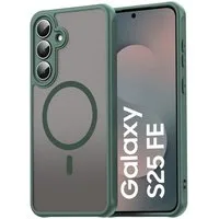 CoolGadget Handyhülle Magnet-Hülle für Samsung Galaxy S25 FE Schutzhülle magnetisch 6,7 Zoll, Hülle Matt Stoßfest kompatibel mit QI-Laden Zubehör Kameraschutz Case