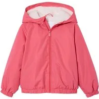 vertbaudet Regenjacke Jacke Mädchen mit Teddyfleece-Futter