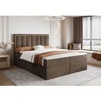 Lookway Boxspringbett AURELIA mit Bettkästen und Topper, mit Bettkasten und Topper