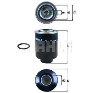 Mahle Kraftstofffilter Ford Ranger Toyota Corolla Dyna Hiace Hilux Land