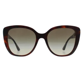 Emporio Armani Schmetterling Damen Glänzend Havanna Rot Grün Farbverlauf EA4214U