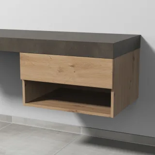 Sanipa Anbau-/Solitärschrank 2morrow (P2354) 340x600x520 Eiche-Natural-Touch, P235485 P235485