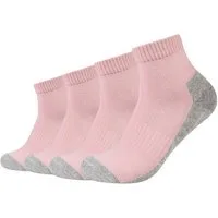 Camano Kurzsocken function (4 Paar) mit entlastender Halbplüschsohle