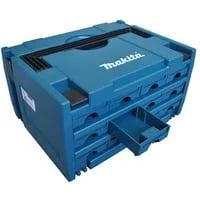 MAKSTOR Modell 3.12, Werkzeugkiste blau, 12 Schubladen