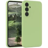 EAZY CASE Handyhülle für Samsung Galaxy A55 Hülle Silikon 6,6 Zoll, Smart Slimcover Matt Silikon Schutzhülle mit Kameraschutz tpu Grün