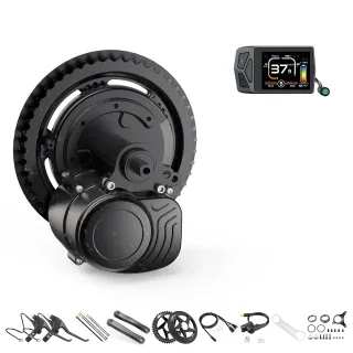 [EU Direct] TongSheng TSDZ2B 48V 500W Electric Bike Mid Drive Motor with EKD01 Screen 42T Discs Bicycle Conversion Acces