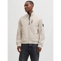 Jack & Jones Softshelljacke JJEPARKER SOFTSHELL BOMBER SN Softshelljacke, aus Polyester, modischer Fit, mit Brust-Reißverschluss