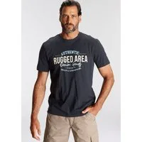 Man's World T-Shirt Kurzarm, Regular Fit, mit Print, Rundhalsausschnitt