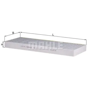 Mahle Aktivkohle-Innenraumfilter Citroen Fiat Lancia Peugeot LAK167