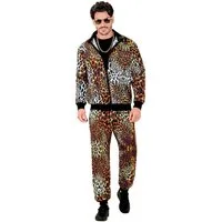 Widmann S.r.l. Kostüm Party Trainingsanzug 'Leopard' für Erwachsene, Or