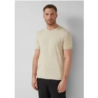 s.Oliver Kurzarmshirt Strickpullover Edles Feinstrick-T-Shirt aus Baumwolle-Seide-Mix