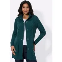 Sieh an! Strickjacke Strickjacke Langarm Jersey, Zopfmuster