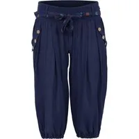 malito more than fashion Caprihose malito Damen Pumphose in Unifarben, lässige kurze Hose, Bermuda für Pumphose in Unifarben Einheitsgröße