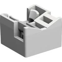 PRO EPT Befestigungsverbinder 1,7 x 7,6 mm, Kabelbinder grau, 100 Stück