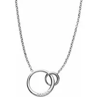 SKAGEN Kette mit Anhänger Schmuck Geschenk Edelstahl Halskette ELIN, mit Glasstein