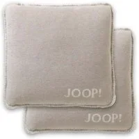 JOOP! Kissenhülle Unisex Kissenhülle 2er Pack Baumwollmischung, (2 Stück)