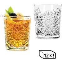 LIBBEY Tumbler-Glas Libbey Trinkglas 12er Set -HOBSTAR-, 12-tlg., Glas, 355 ml, hochwertig verarbeitet, in eleganter Vintage-Optik