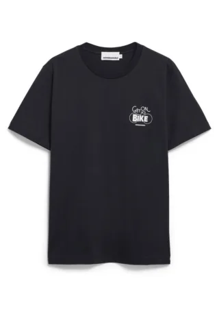 Armedangels - T-Shirt mit Print - Jaames schwarz - Gr. - S