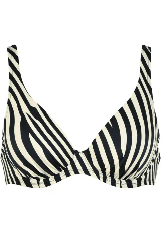 NATURANA - Bikini Top mit BÃ¼gel black multicolor - Gr. - 38E