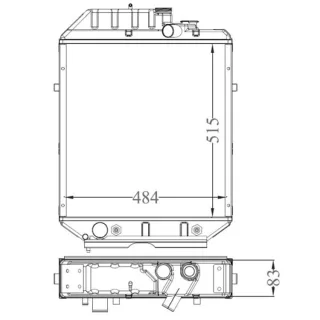NRF Motork?hler gel?tet 530000