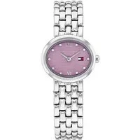 Tommy Hilfiger Quarzuhr MOIRA 1782843, Armbanduhr, Damenuhr, Edelstahlarmband, analog, Glaskristalle