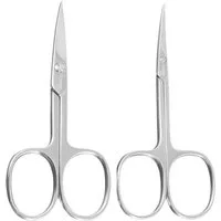 Solingen Nagelschere Solingen Nagelschere und Nagelhautschere gehärteter Stahl – Extra, (2-tlg), gebogener Schnittfläche