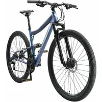 Bikestar Mountainbike 29 Zoll, ab 174 cm, Damen, Herren, 21 Gang Shimano Tourney RD-TY300 Schaltwerk, Kettenschaltung, Scheibenbremse, Rahmen 48 cm, Vollgefedert